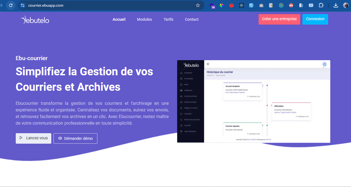 Ebu Courrier